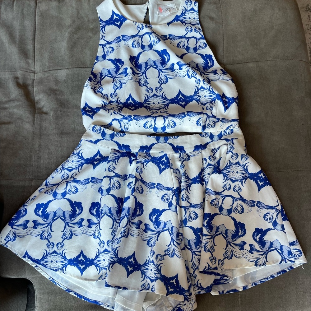 Two piece tank and shorts set